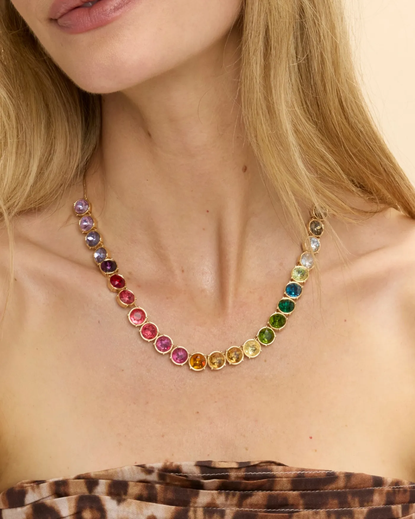 Rainbow Crystal Necklace sold by Stella & Dot product image thumbnail 2