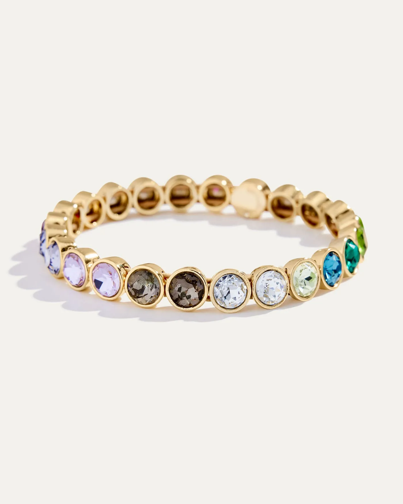 Rainbow Crystal Stretch Bracelet sold by Stella & Dot product image thumbnail 3