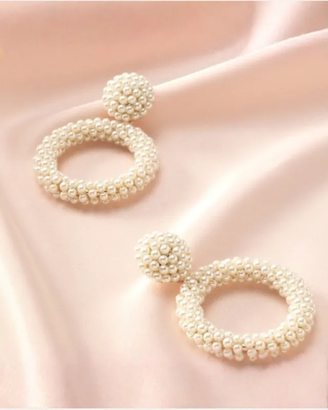 Oh Ya Pearl Statement Earrings sold by Stella & Dot
