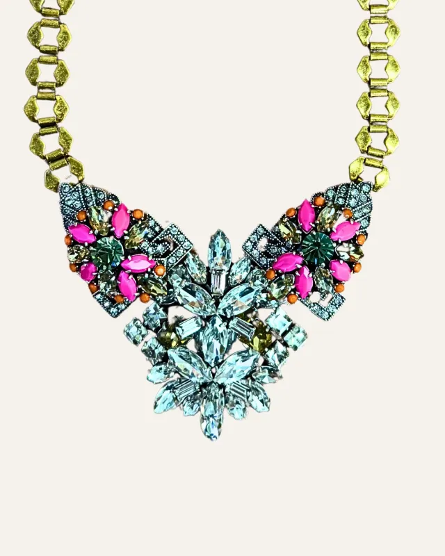 One of a Kind Art Deco Gold Statement Necklace sold by Stella & Dot