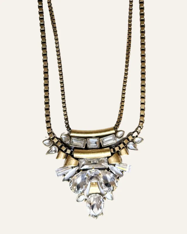 One of a Kind Art Deco Crystal Drop Necklace sold by Stella & Dot