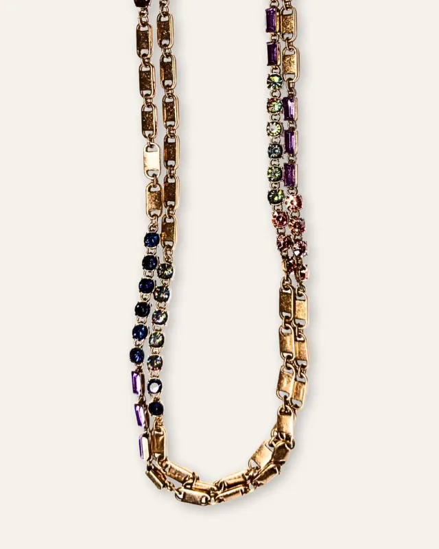 Rose Gold & Crystal Wrap Necklace sold by Stella & Dot