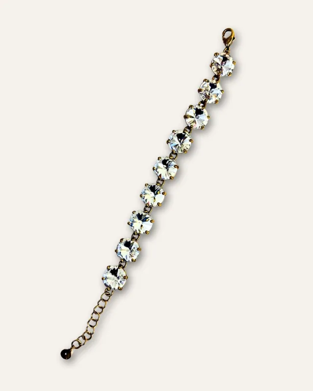 Gold & Clear Crystal Bracelet sold by Stella & Dot