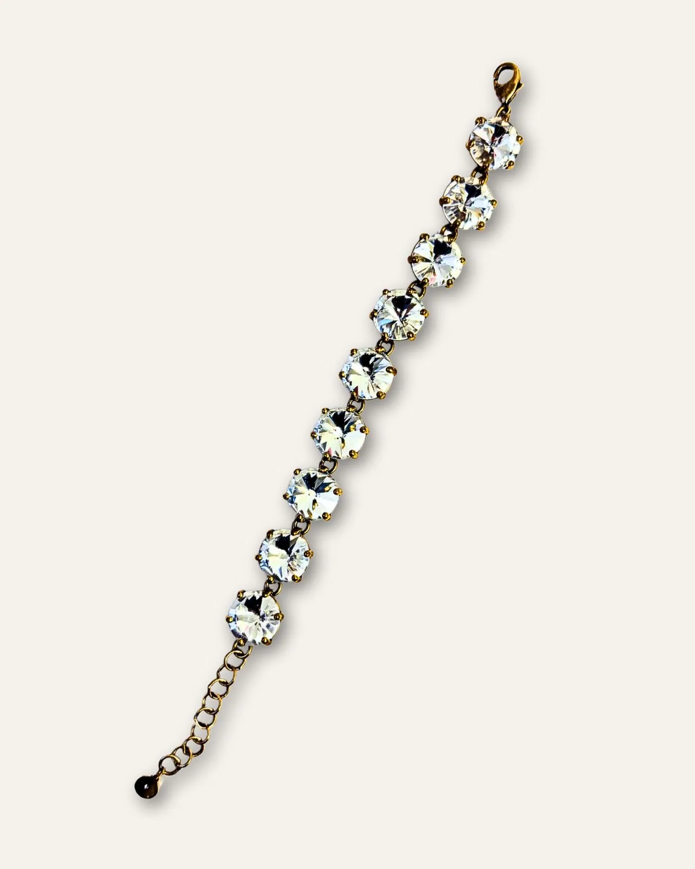 Gold & Clear Crystal Bracelet sold by Stella & Dot