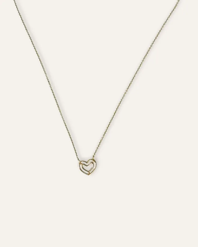 Covet 14kt Gold Heart Necklace -Never Released sold by Stella & Dot