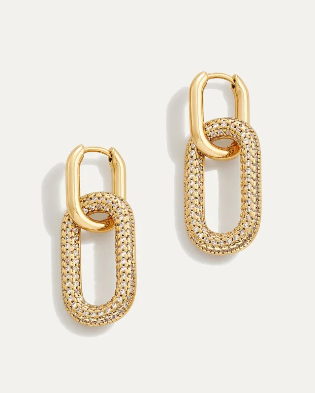 » Reversible Pavé Link Earrings (100% off) sold by Stella & Dot