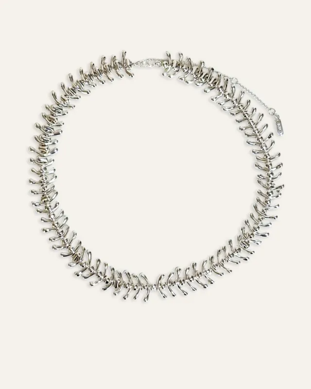 Silver Wreath Collar made by Stella & Dot