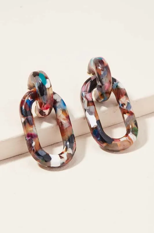 Margot Tortoise Hoops sold by Stella & Dot