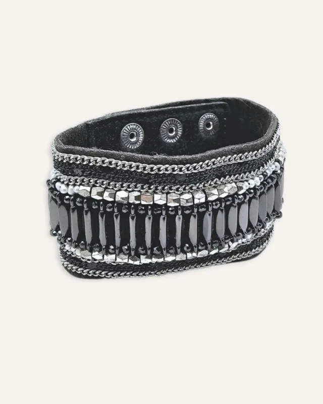 Florian Hematite Bracelet sold by Stella & Dot