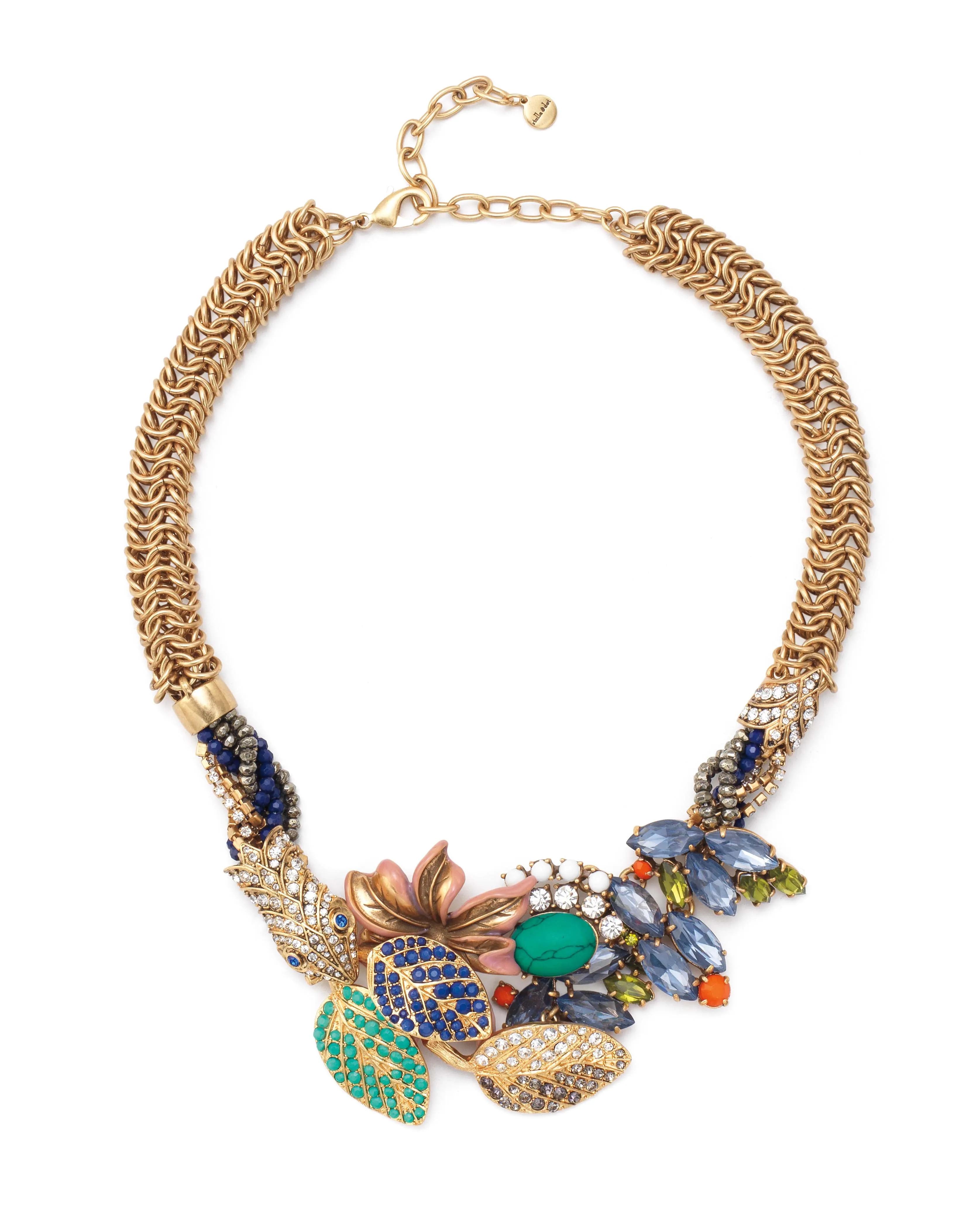 Snake Collage Statement Necklace sold by Stella & Dot