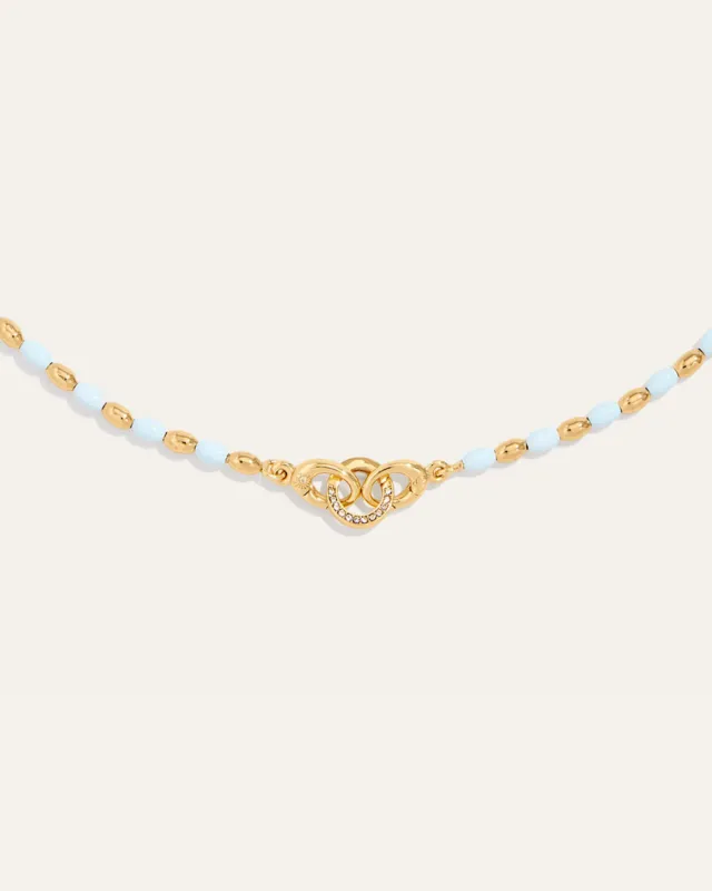 Joie Necklace | Light Blue sold by Stella & Dot