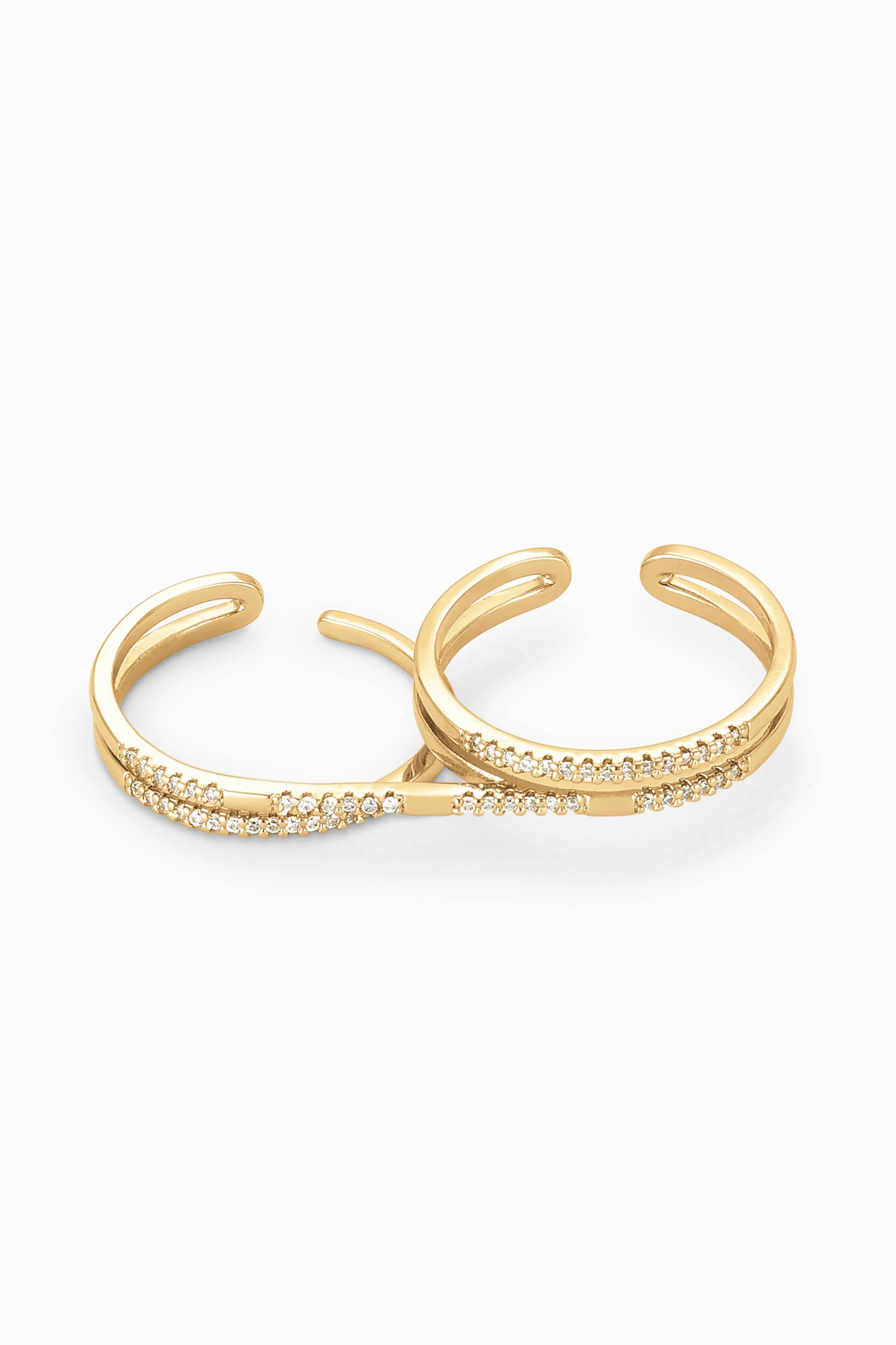 Pavé Duo Ring sold by Stella & Dot product image thumbnail 3