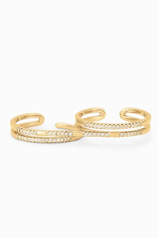 Pavé Duo Ring sold by Stella & Dot