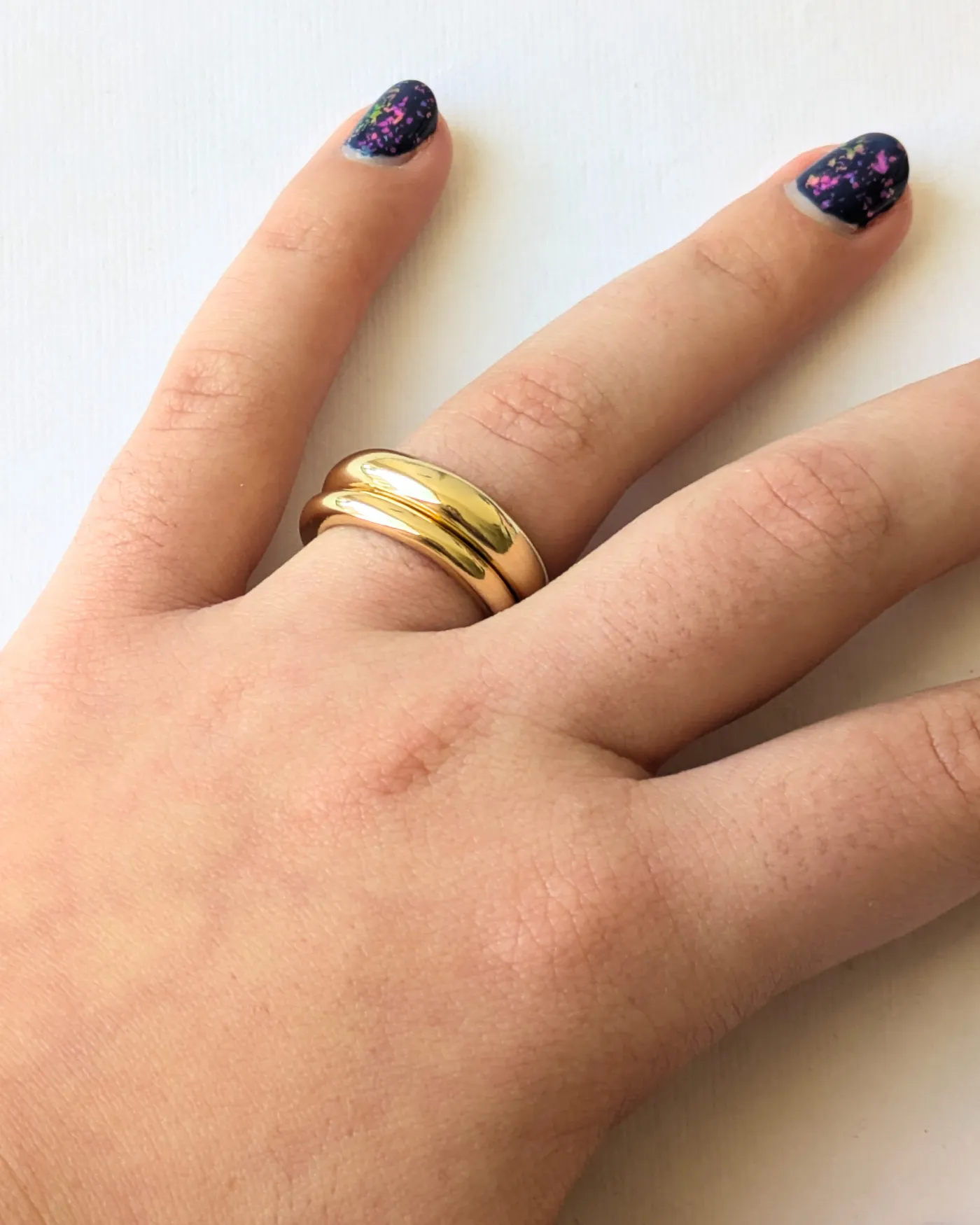 Ulani Stackable Rings | Gold sold by Stella & Dot product image thumbnail 3
