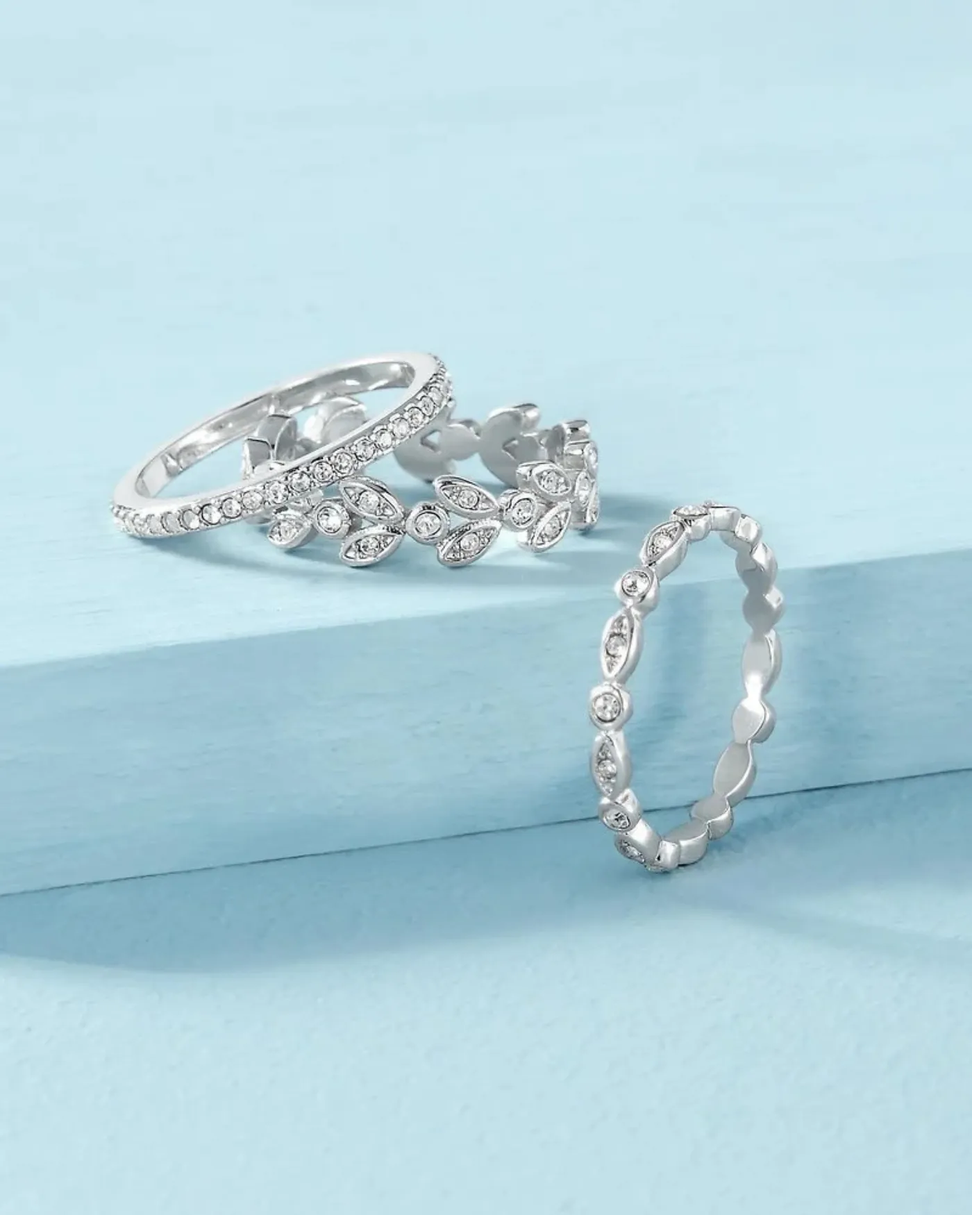 Claudia Stackable Bands | Silver sold by Stella & Dot product image thumbnail 2