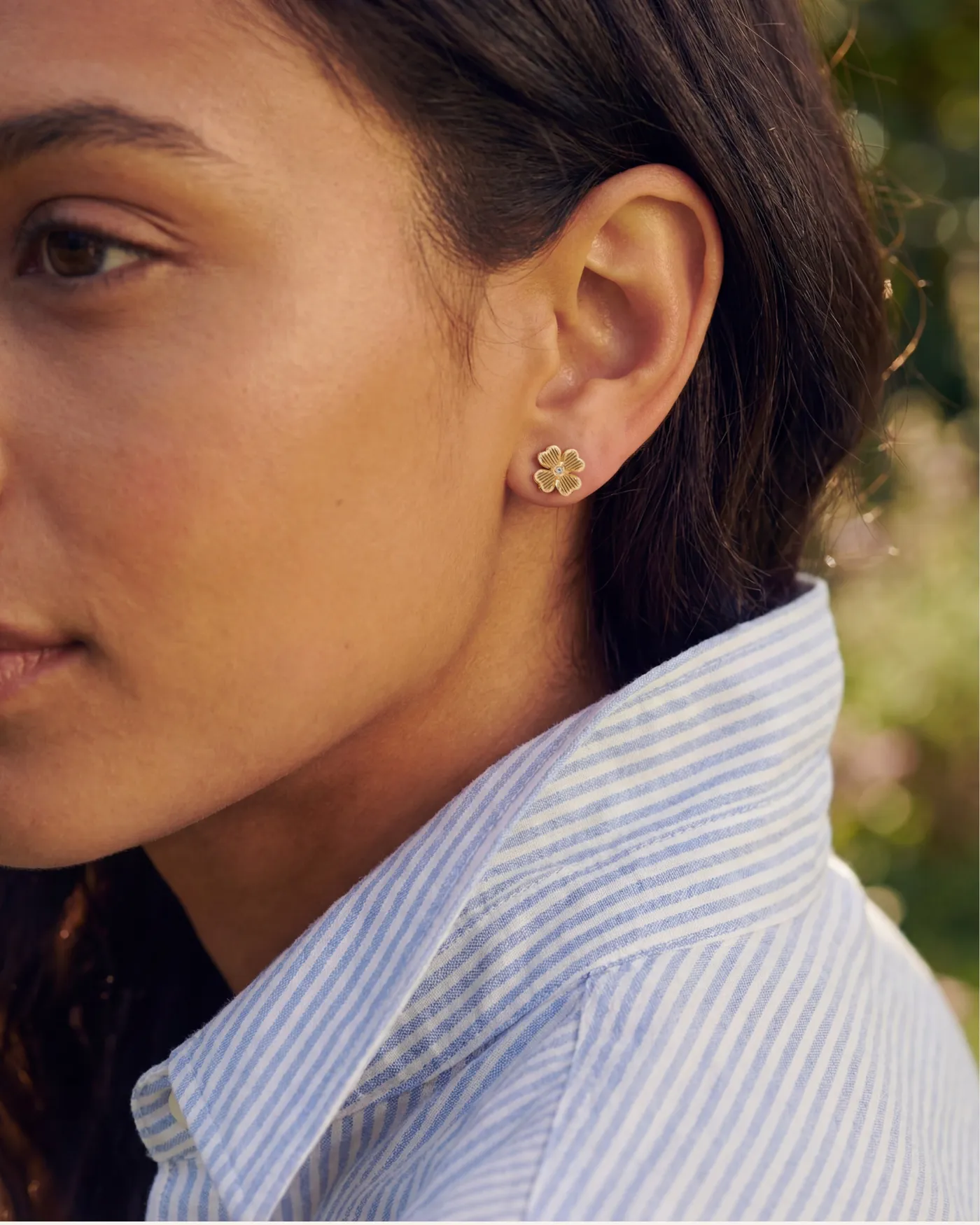 Lucky Hearts Stud Earrings sold by Stella & Dot product image thumbnail 2