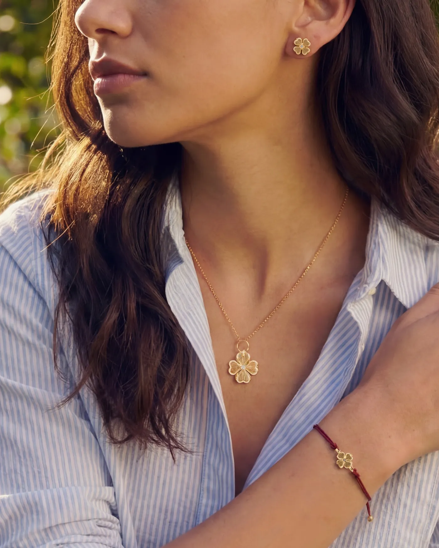 Lucky Hearts Stud Earrings sold by Stella & Dot product image thumbnail 3