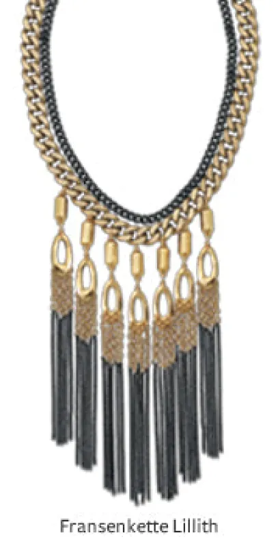 Lillith Fringe Statement Necklace sold by Stella & Dot