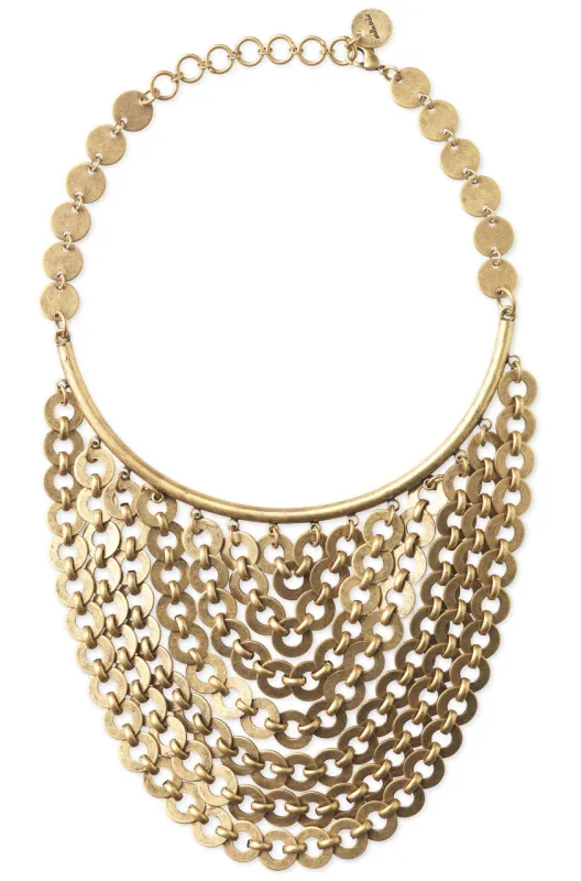 Sierra Statement Necklace Antiqued Brass sold by Stella & Dot