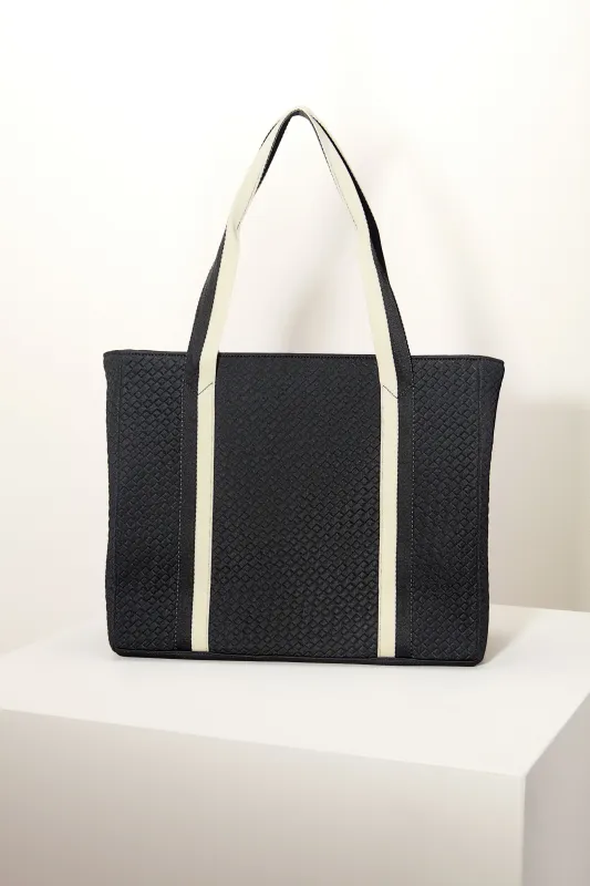 Everyday Neoprene Tote| Black sold by Stella & Dot