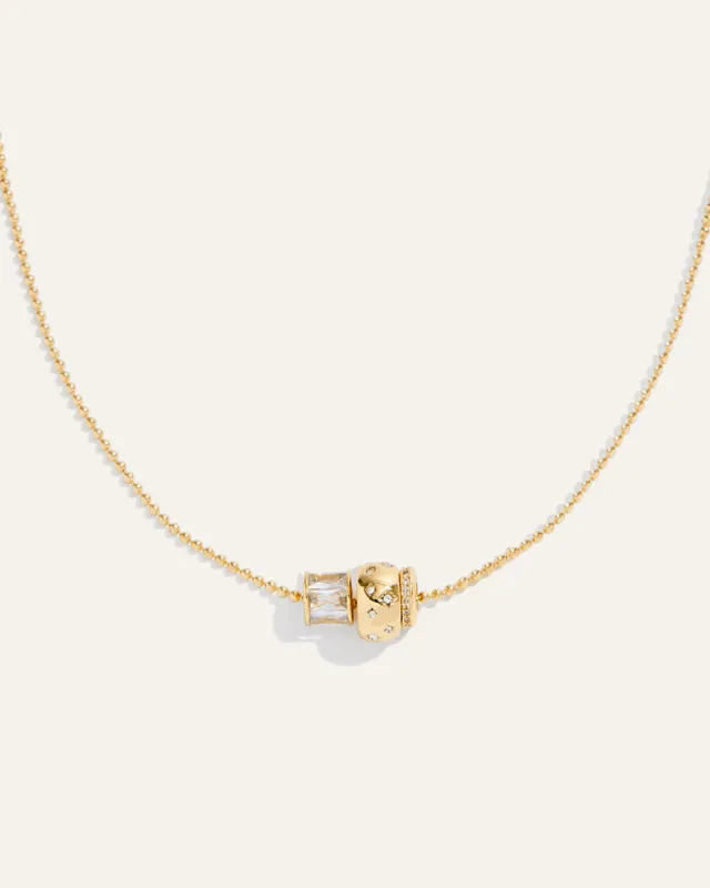 Delicate Rondelle Necklace made by Stella & Dot