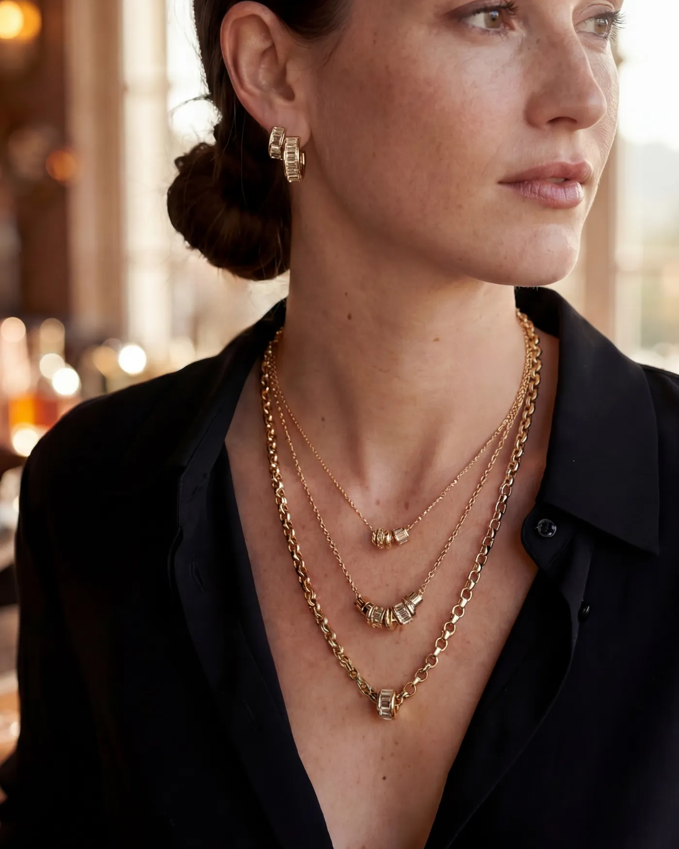 Delicate Rondelle Necklace sold by Stella & Dot product image thumbnail 5