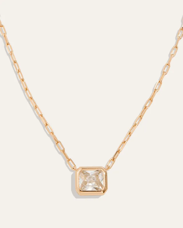 Bezel Set Essential Necklace sold by Stella & Dot