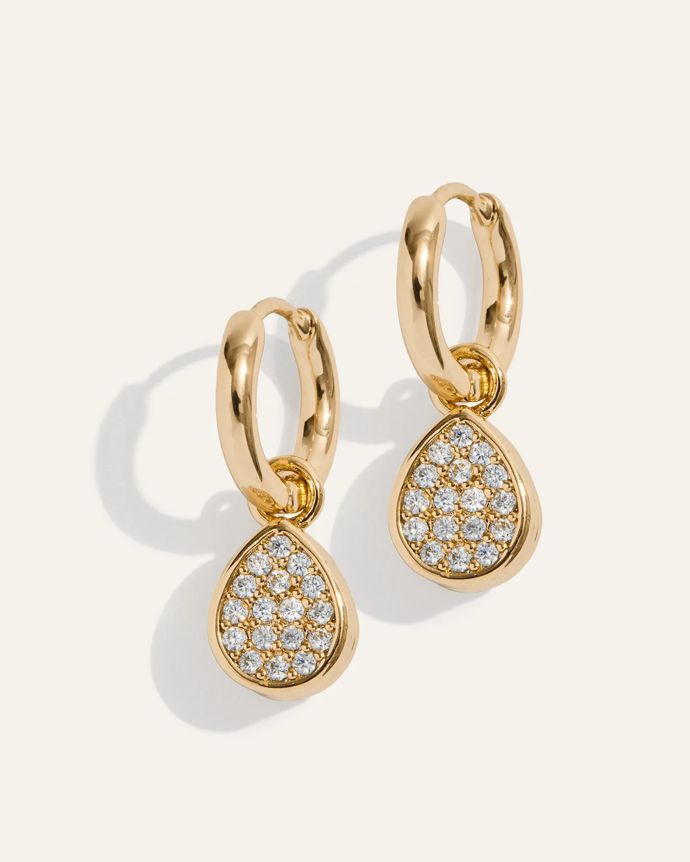 Elisa Reversible Huggie Hoop Earrings sold by Stella & Dot product image thumbnail 3