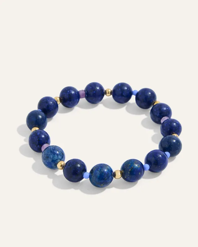 Dot Bracelet in Lapis made by Stella & Dot