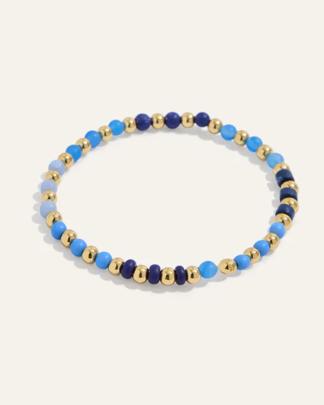 Kate Gemstone Bracelet in Blue made by Stella & Dot