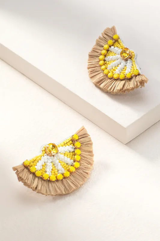 Lemon Earrings made by Stella & Dot