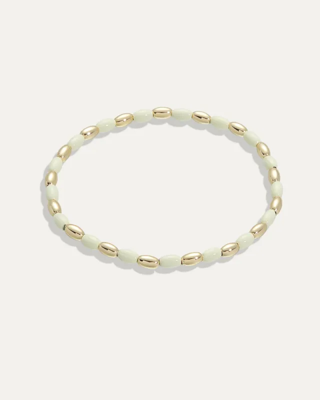 Joie Stretch Bracelet in Ivory made by Stella & Dot