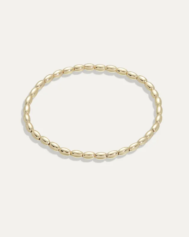Joie Stretch Bracelet in Gold made by Stella & Dot