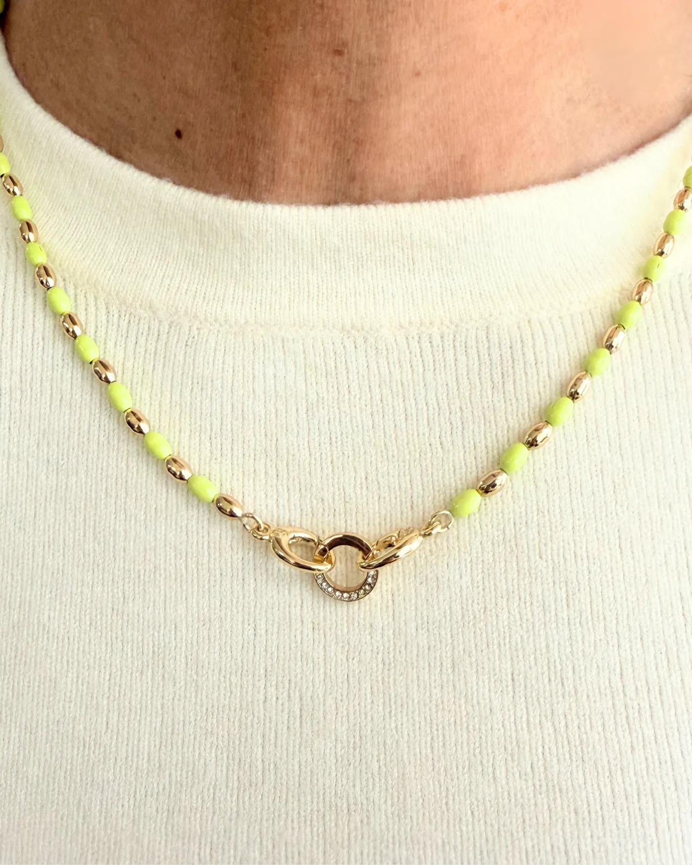 Joie Necklace | Lime sold by Stella & Dot product image thumbnail 5