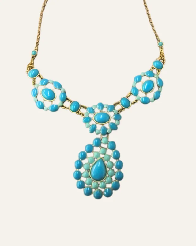 Charlize Turquoise Statement Necklace sold by Stella & Dot