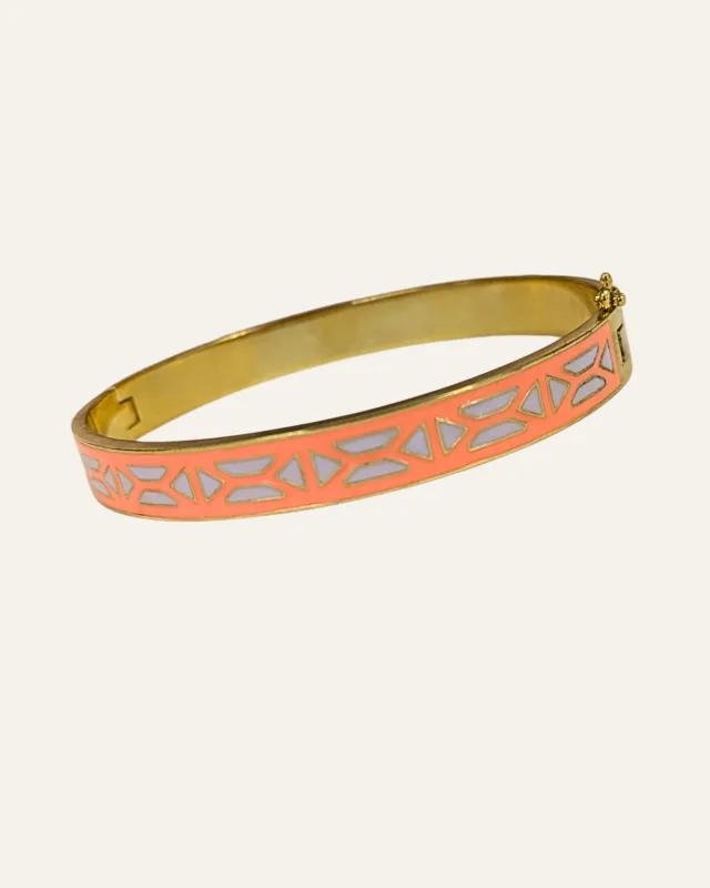 Thin Breezeblock Enamel Bangle | Multicolor made by Stella & Dot
