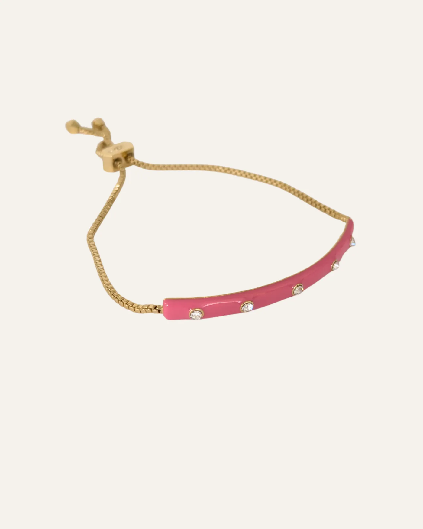 Enamel Slider Bracelet Pink sold by Stella & Dot