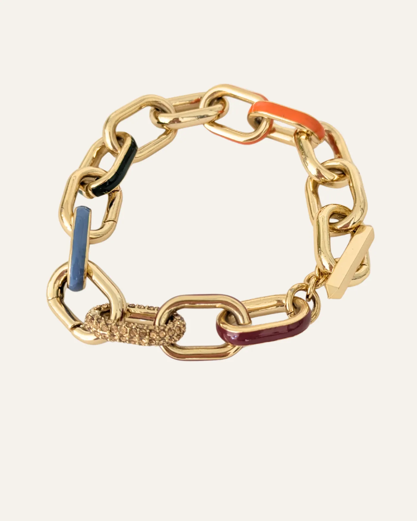Pave Enamel Toggle Bracelet sold by Stella & Dot