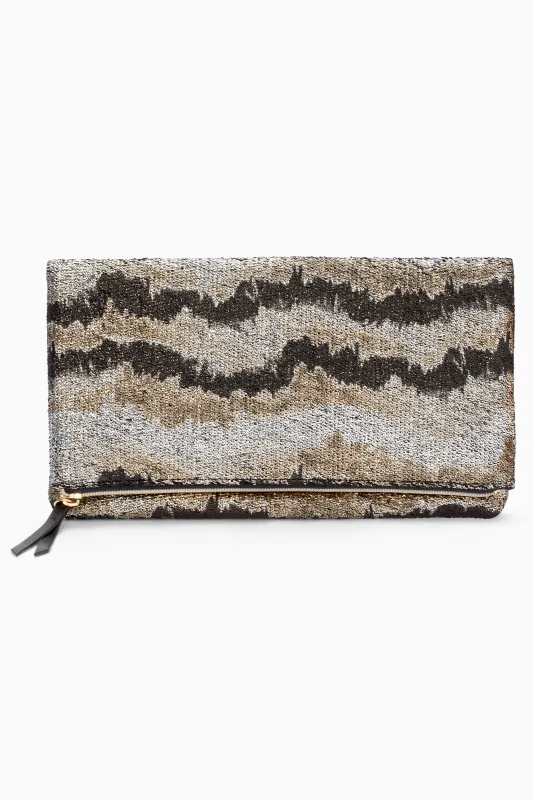 Metallic Sequin Clutch made by Stella & Dot