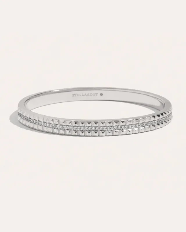 Vivienne Cuff Bracelet | Silver made by Stella & Dot