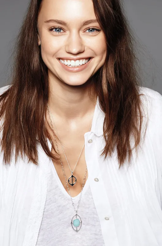 Fortuna Pendant Necklace | Silver made by Stella & Dot