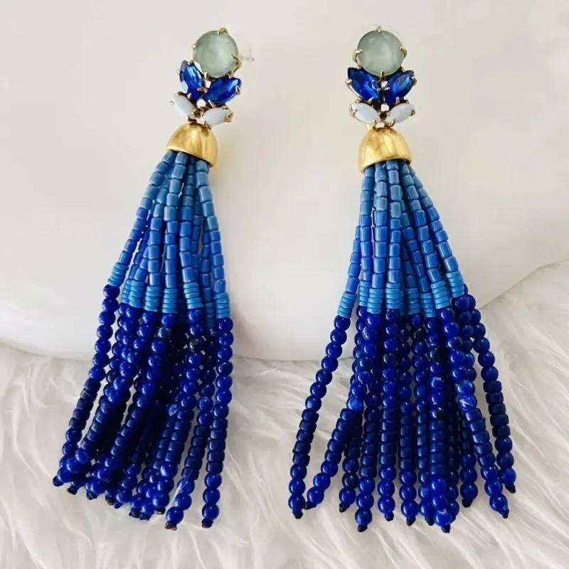Iris Tassel Versatile  Earrings made by Stella & Dot