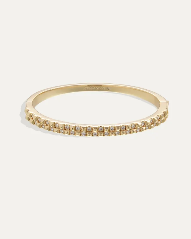 Vivienne Studded Pavé Cuff Bracelet made by Stella & Dot
