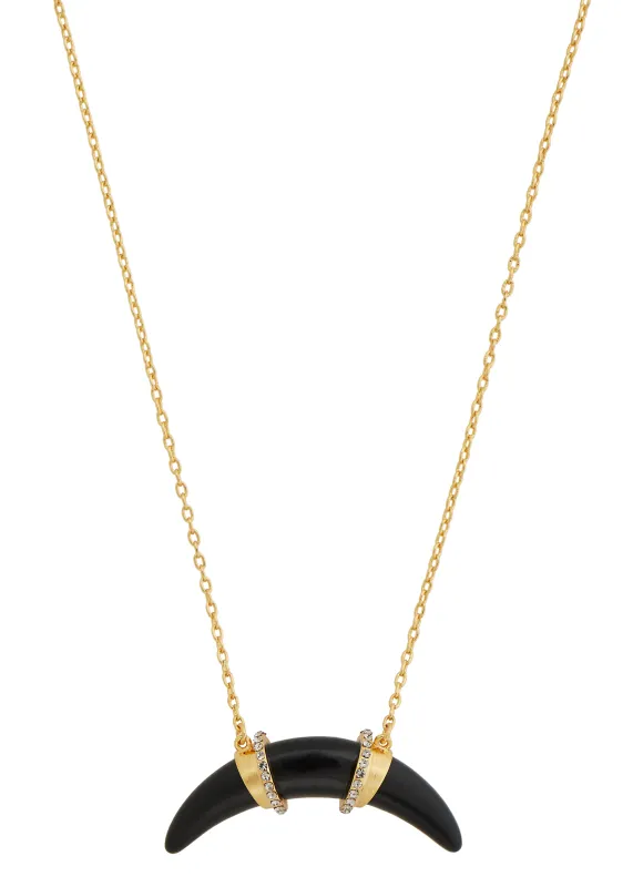 Black Arc Pendant made by Stella & Dot
