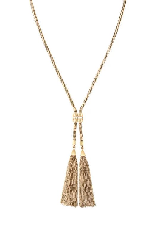 Jacqueline Tassel Necklace made by Stella & Dot