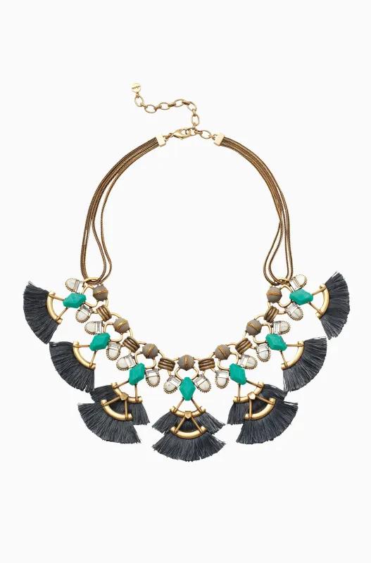 Lotus Tassel Necklace made by Stella & Dot