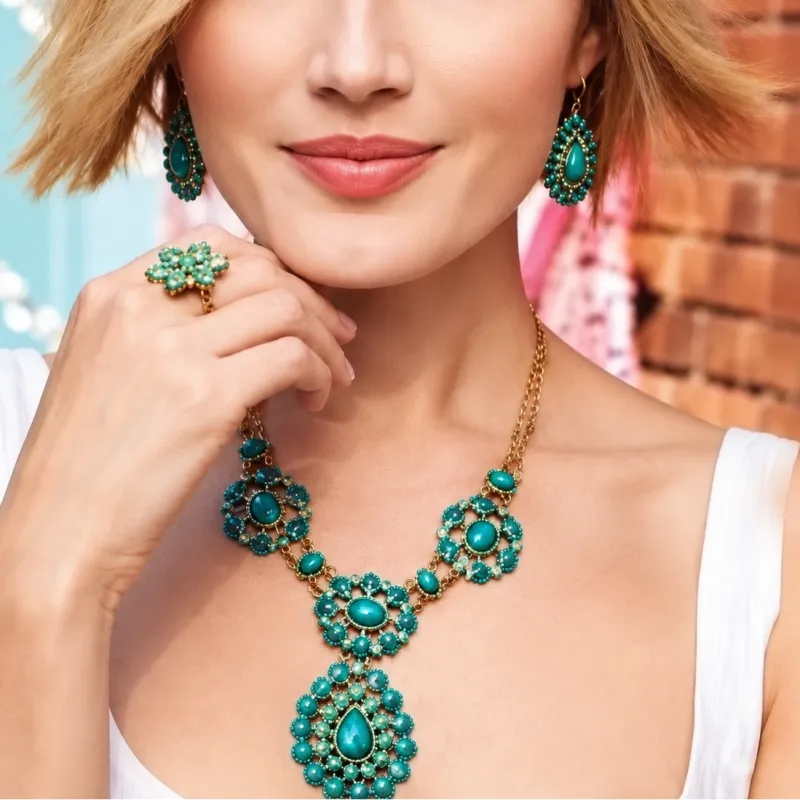 Charlize Bib Necklace made by Stella & Dot