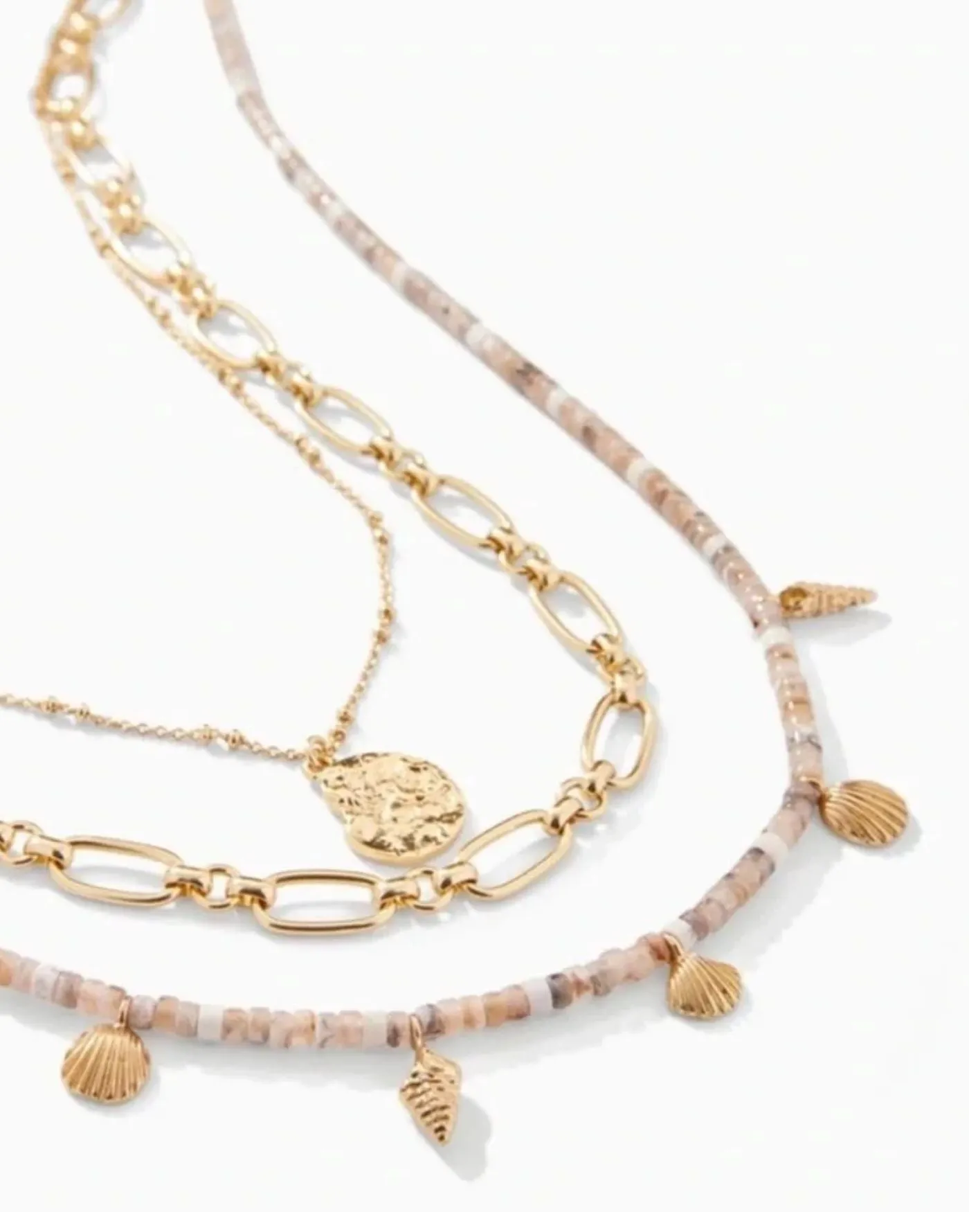 Beach Triple Strand Necklace sold by Stella & Dot product image thumbnail 2