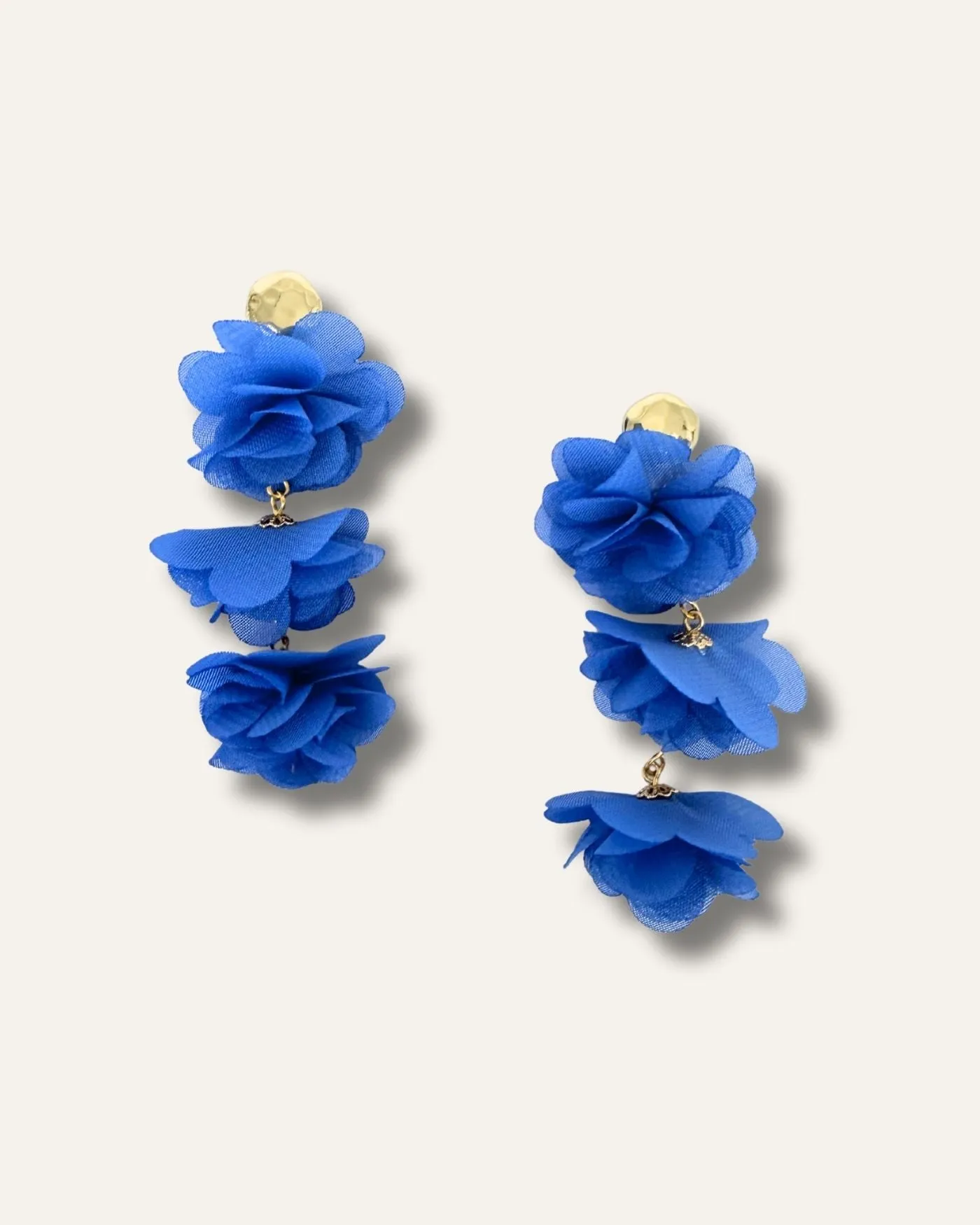 Never Released! Blue Bloom Drop Statement Earrings sold by Stella & Dot product image thumbnail 2