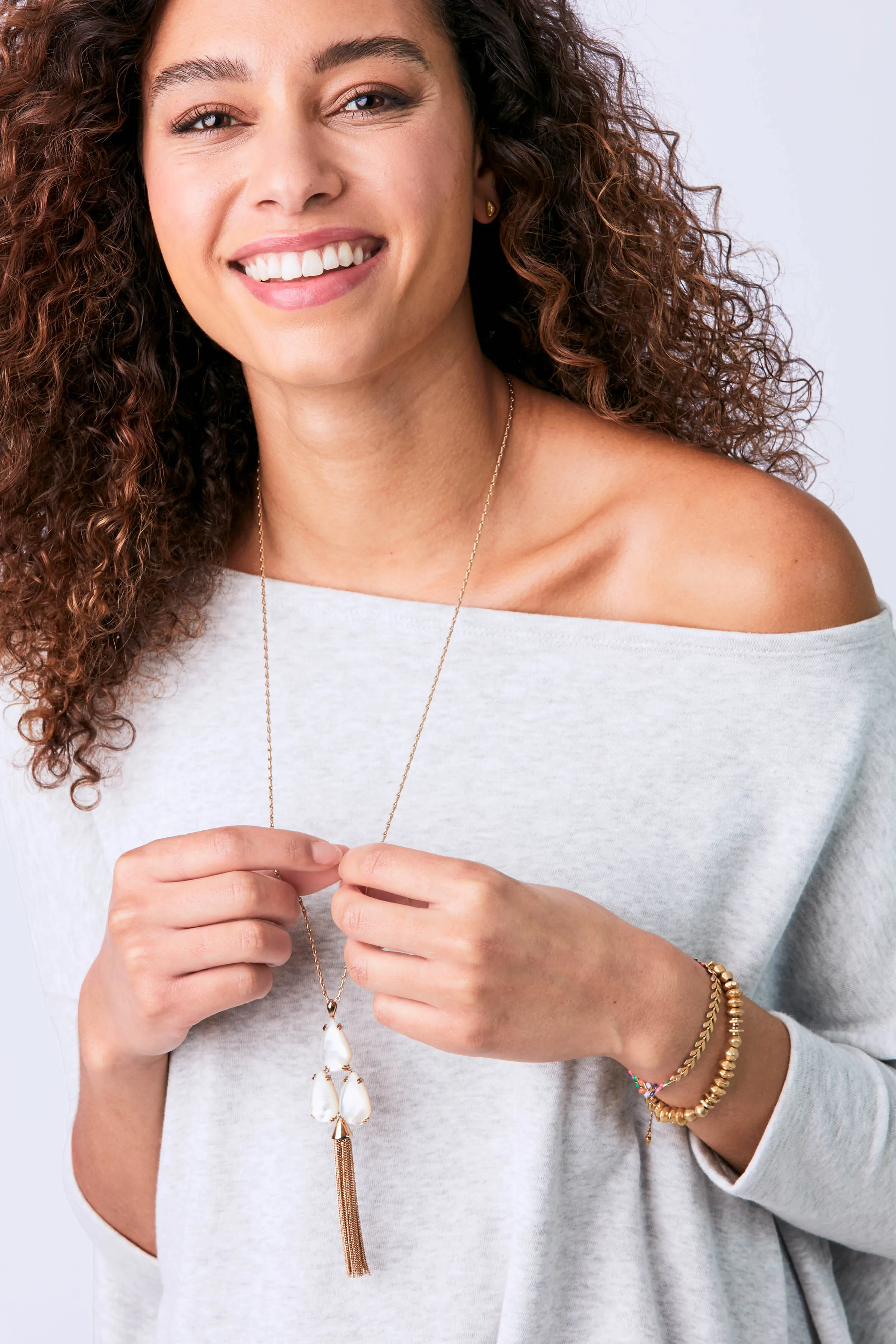 Botanical Tassel Necklace sold by Stella & Dot product image thumbnail 2